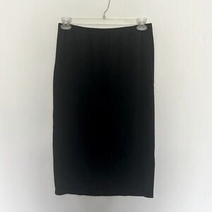 Nuggles black midi skirt